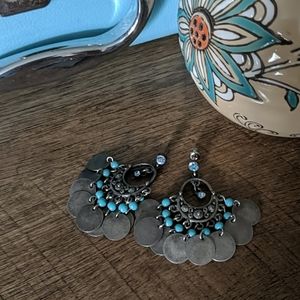 Turquoise beaded Earrings